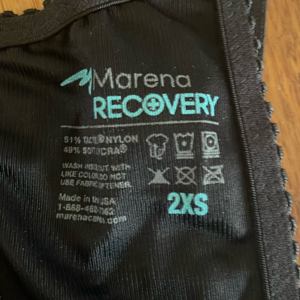 Marena Recover body suit after surgery- size 2xs.